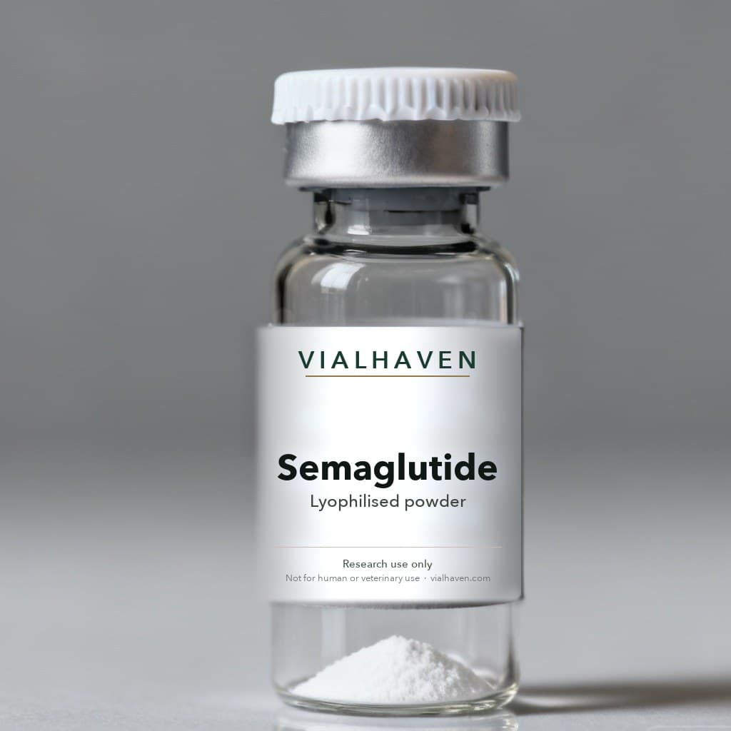 Semaglutide in a sealed vial